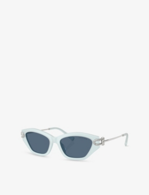 TIFFANY & CO: TF4231U Cat-Eye Acetate Sunglasses