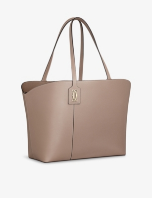 Cartier Leather C De  Tote Bag In Beige
