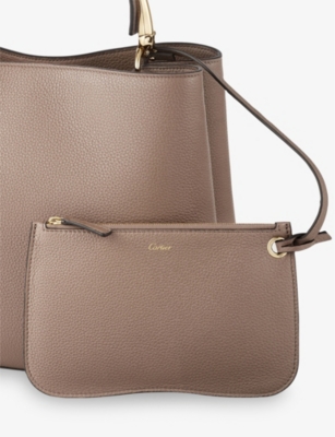 CARTIER: Panthère de Cartier Medium Leather Top-Handle Bag