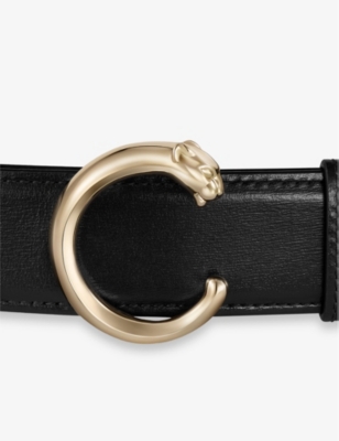 CARTIER: Panthère de Cartier Medium Buckled Leather Belt