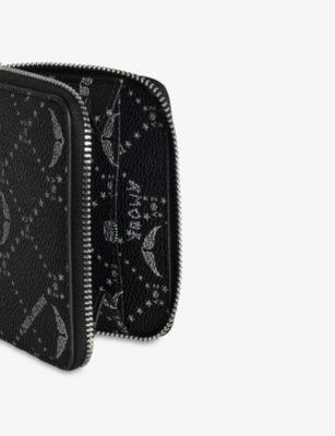 Zadig & Voltaire Womens Mini Zv Leather Wallet Black In Black