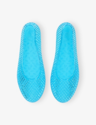 ANCIENT GREEK SANDALS WOMENS ANCIENT GREEK SANDALS IRO MESH-TEXTURED PVC BALLET FLATS 