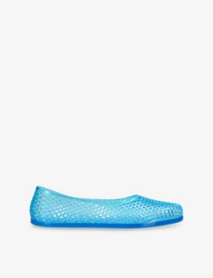 ANCIENT GREEK SANDALS WOMENS ANCIENT GREEK SANDALS IRO MESH-TEXTURED PVC BALLET FLATS 
