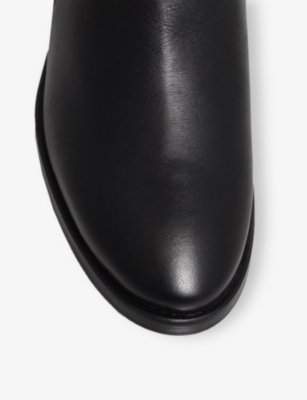 ANCIENT GREEK SANDALS: Charys Leather Knee-High Boots