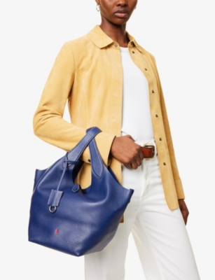 POLO RALPH LAUREN: Polo Play Leather Tote Bag