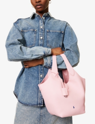 POLO RALPH LAUREN: Polo Play Leather Tote Bag