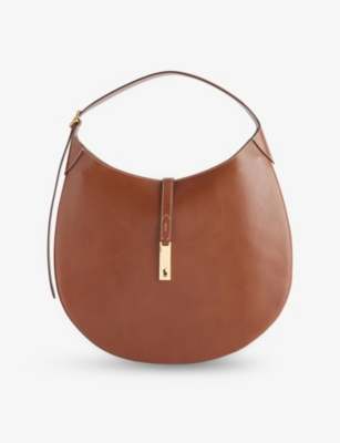 POLO RALPH LAUREN: Polo ID Large Leather Shoulder Bag