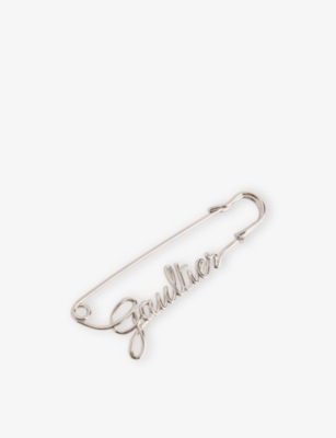 JEAN PAUL GAULTIER: Brand-Signature Brass Safety Pin