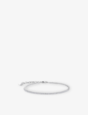 THOMAS SABO: Tennis 925 Sterling Silver and Small Cubic Zirconia Bracelet