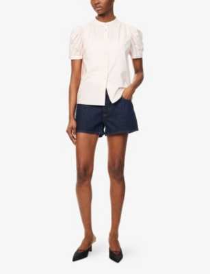 FRAME: The Hang Mid-Rise Denim Shorts