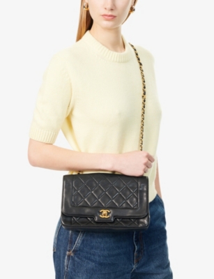 RESELFRIDGES: Pre-loved Chanel Medium Flap Leather Shoulder Bag