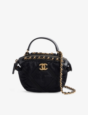 RESELFRIDGES: Pre-loved Chanel Nylon Chain Clutch Bag