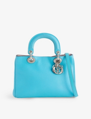 RESELFRIDGES: Pre-loved  Dior Diorissimo Small Leather Top-Handle Bag