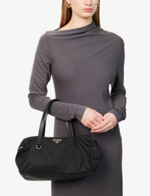 RESELFRIDGES: Pre-loved Prada Nylon Top-Handle Bag