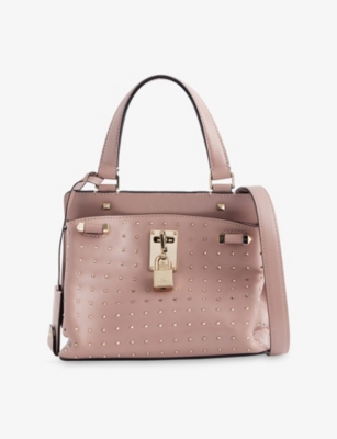 RESELFRIDGES: Pre-loved Valentino Garavani Rockstud Leather Satchel Bag