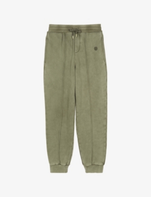 THE KOOPLES: Logo-Embroidered Drawstring-Waist Cotton Jogging Bottoms