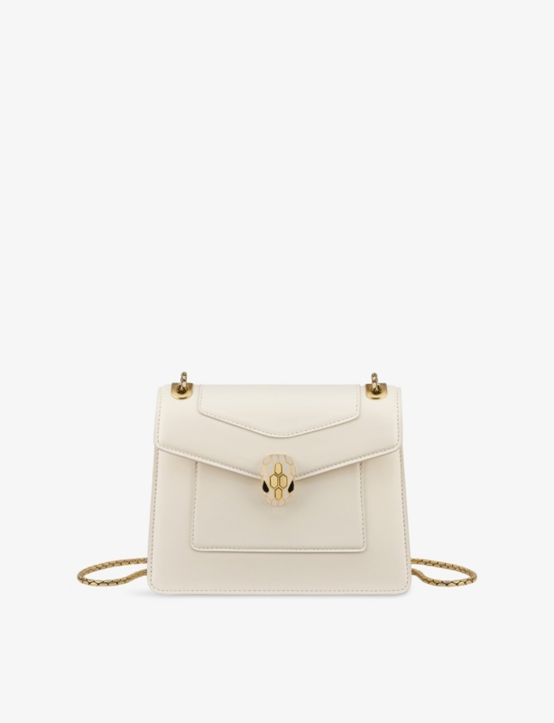 Serpenti Forever Day-To-Night Small Leather Shoulder Bag
