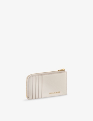 BVLGARI: Serpenti Forever Zipped Leather Card Holder