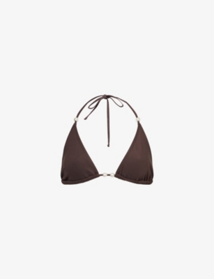 4TH & RECKLESS: Jaya Tie Triangle Bikini Top