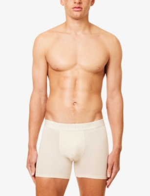 POLO RALPH LAUREN: Low-Rise Branded-Waistband Pack of Three Stretch-Cotton Boxer Briefs
