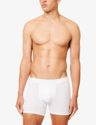 Polo Ralph Lauren Mens  Branded-waistband Pack Of Three Stretch-cotton Boxer Briefs In Black/perf Grey/white