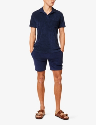 POLO RALPH LAUREN: Terry Two-Slip-Pockets Cotton-Blend Shorts