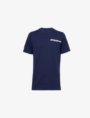 POLO RALPH LAUREN: Brand-Print Short-Sleeves Cotton-Blend T-Shirt