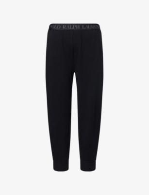 POLO RALPH LAUREN: Branded Tapered-Leg Stretch-Cotton Jogging Bottoms