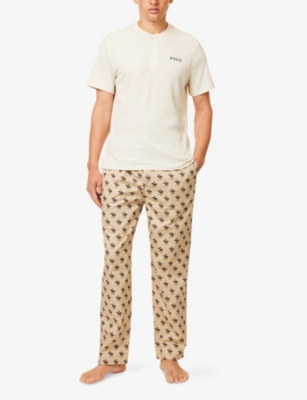 POLO RALPH LAUREN: Henley Short-Sleeves Cotton-Blend T-Shirt