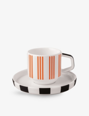 VILLEROY & BOCH: Memphis Porcelain Espresso Saucer 12cm