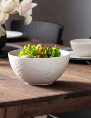 VILLEROY & BOCH: Manufacture Rock Blanc Porcelain Salad Bowl 14cm