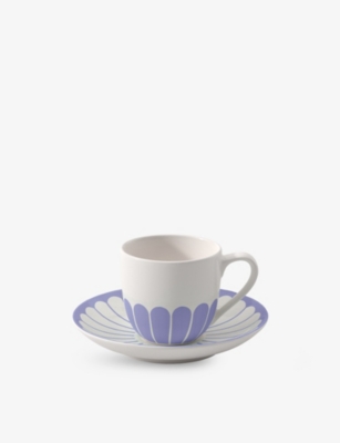 VILLEROY & BOCH: Fleur Bleu Porcelain Espresso Cup 5.7cm