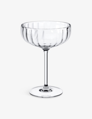 VILLEROY & BOCH: Rose Garden Four-Piece Champagne Glass Set 120ml