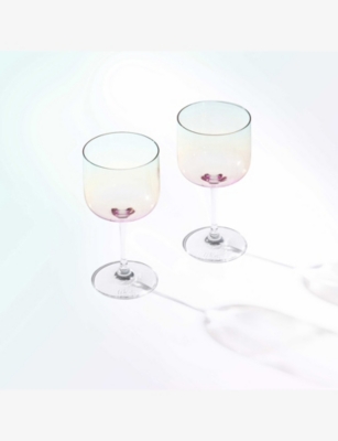 Villeroy & Boch Like Glass Pearl Wine Glasses Set Of Two