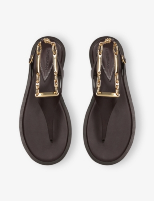 ZIMMERMANN: Wild Leather Sandals