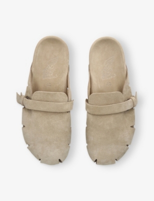 ANCIENT GREEK SANDALS: Atlas Suede Slippers
