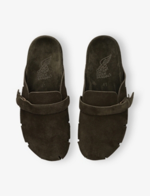 ANCIENT GREEK SANDALS: Atlas Suede Sandals