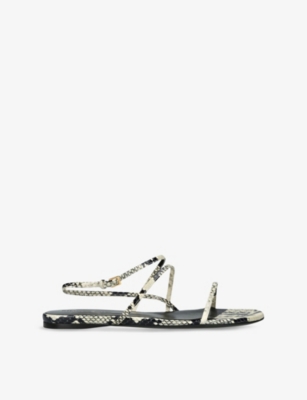 KHAITE: Loop Leather Sandals