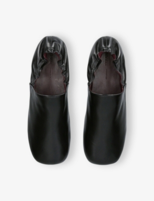 KHAITE: Banks Leather Flats