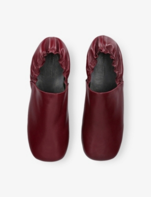 KHAITE: Banks Leather Flats