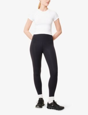 SWEATY BETTY: Slim-Fit Athlete Cropped Stretch-Woven Top