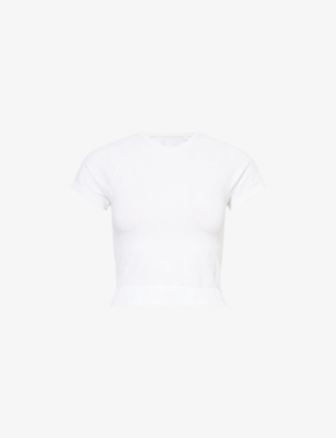 SWEATY BETTY: Slim-Fit Athlete Cropped Stretch-Woven Top