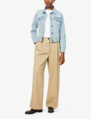 ME AND EM: Shrunken Flap-Pocket Denim Jacket
