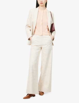 ME AND EM: Utility Wide-Leg Cotton-Blend Trousers