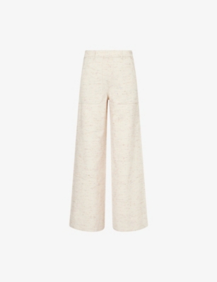 ME AND EM: Utility Wide-Leg Cotton-Blend Trousers