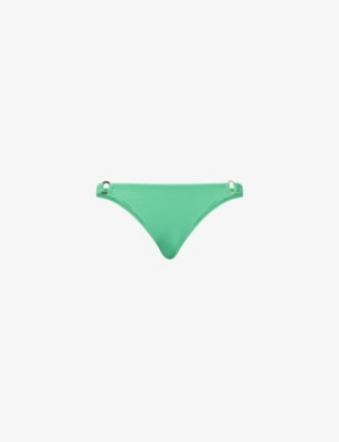 MELISSA ODABASH: Bari Low-Rise Stretch-Woven Bikini Bottoms