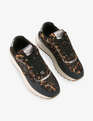 Kg Kurt Geiger Womens Mult/other Louisa Woven Trainers Eur 37 / 4 Uk In Black