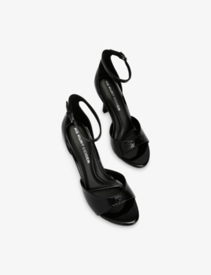 KG KURT GEIGER: Serena Faux-Leather Heeled Sandals
