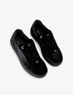 KG KURT GEIGER: Kali Gem Velvet Trainers