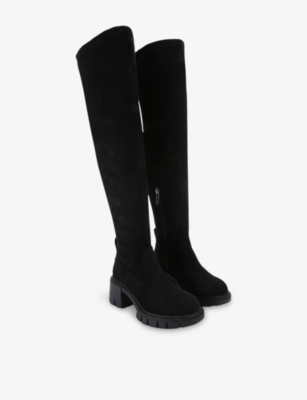Kg Kurt Geiger Trekker Sock Knee2 In Black